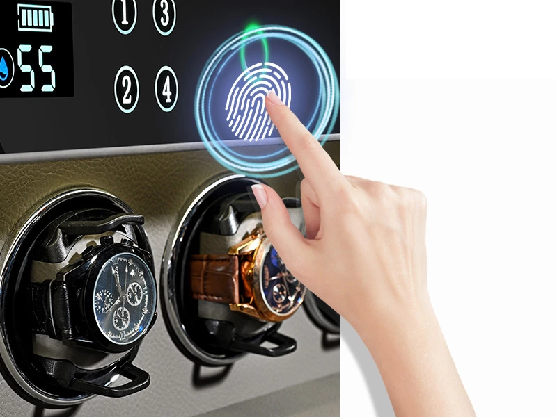 12-Slot Automatic Watch Winder Safe