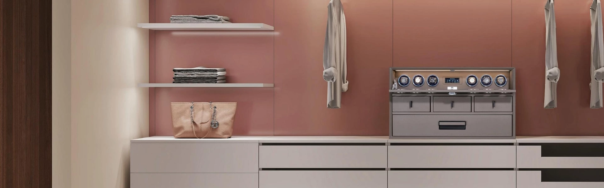 Leather Watch Winder Safe