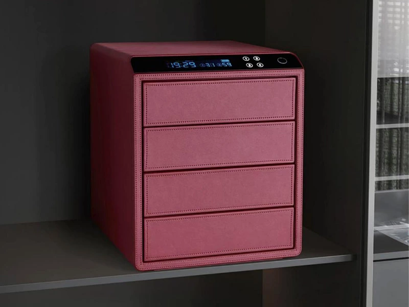 Jewelry Safe Box with Drawers