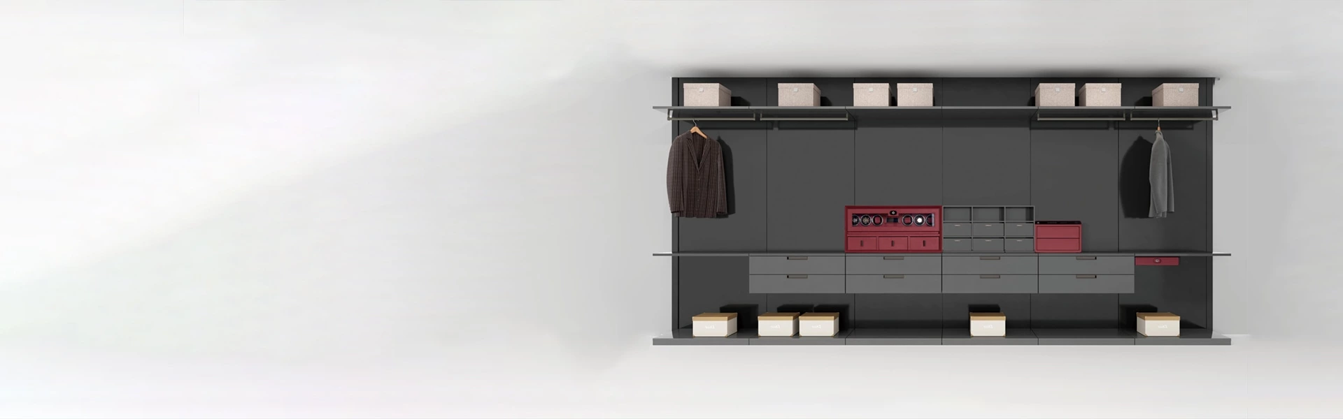 Jewelry Safe Box with Drawers